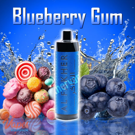 al fakher 8000 vape blueberry gum