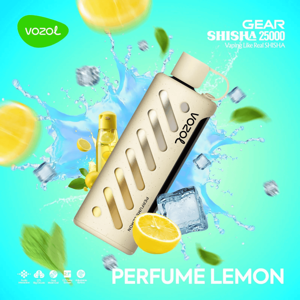 Vozol 25k Shisha perfume-Lemon