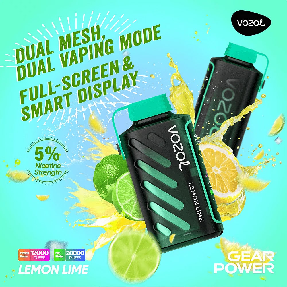 Vozol Gear Power 20000 lemon lime