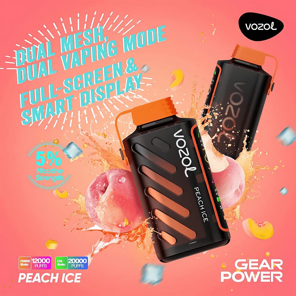 Vozol Gear Power 20000 peach ice