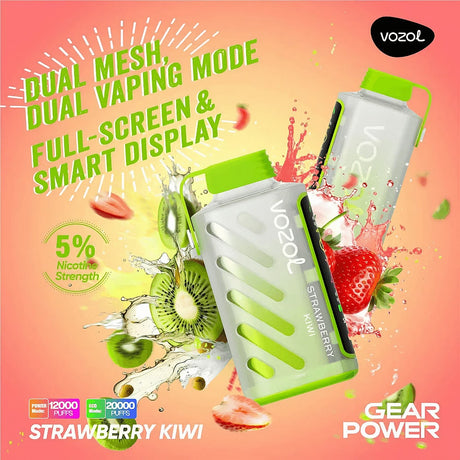 Vozol Gear Power 20000 strawberry kiwi